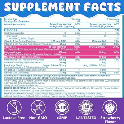 Nextdia Kids Calcium Gummies 