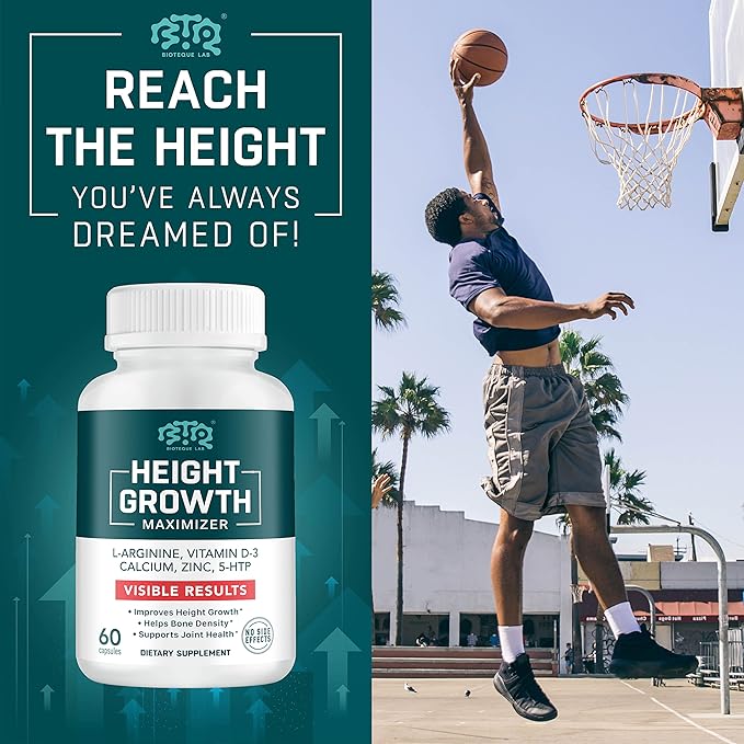 BIOTEQUE Height Growth Maximizer Review: Unlock Your Child's Full Height Potential with the #1 Bone Growth Supplement for Kids and Teens 25 BIOTEQUE Height Growth Maximizer Review