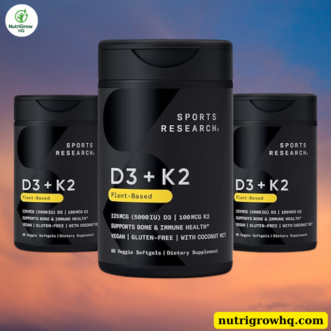 Sports Research® Vitamin D3 + K2 With Coconut Oil Review | Can It Really Help Strengthen Your Bones and Joints? 21 Sports Research® Vitamin D3 + K2 With Coconut Oil Review