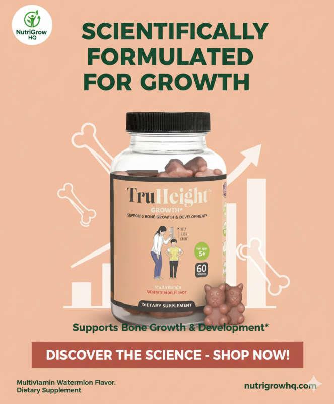 TruHeight Growth Gummies Review: Why TruHeight Growth Capsules Are the #1 Choice for Teens Seeking Height & Unbreakable Bone Density. 22 TruHeight Growth Gummies