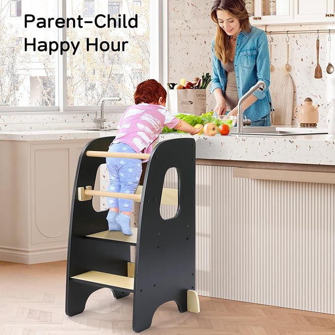 Standing Tower for 1.5-6 Year Olds Review - Ezebaby Toddler Kitchen Stool Helper - Maximize Your Child's Growth Potential 10 Standing Tower for 1.5-6 Year Olds Review (2)