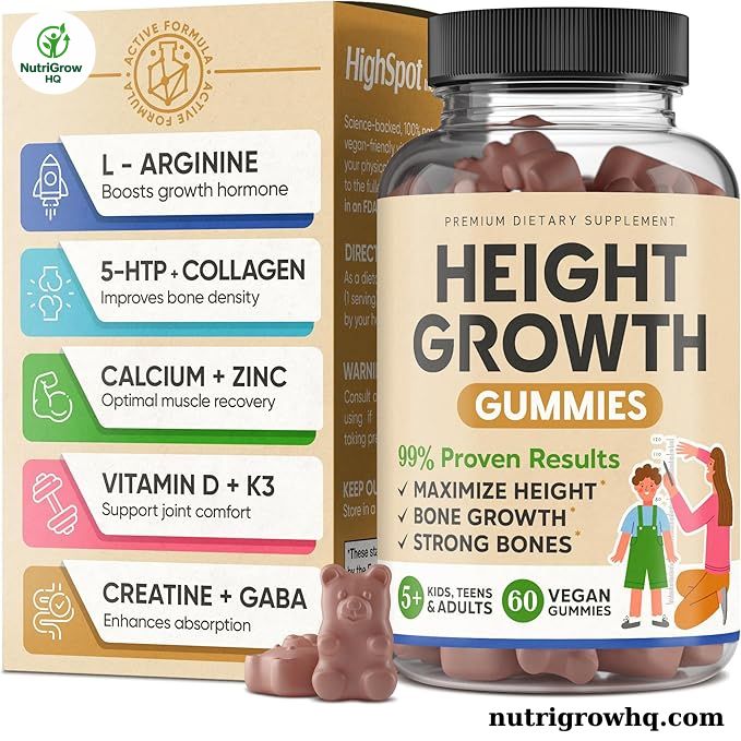 Height Growth Increase Vitamin Gummies Review | Can It Really Help Support Height Development? 10 Height Growth Increase Vitamin Gummies Review | Can It Really Help Support Height Development?