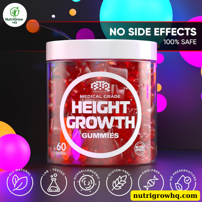 Height Growth Increase Gummies Vitamins Review | Can This Grow Tall Supplement Really Help You Gain Height? 26 Height Growth Increase Gummies Vitamins Review