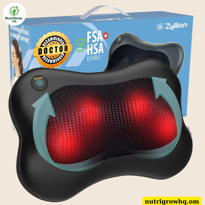 Zyllion Shiatsu Back and Neck Massager with Heat Review | Can It Really Help Relieve Chronic Muscle Pain? 4 Zyllion Shiatsu Back and Neck Massager with Heat